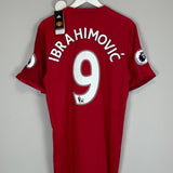 2016/17 MANCHESTER UNITED IBRAHIMOVIC 9 *BNWT* AUTHENTIC HOME SHIRT (XL) ADIDAS - Cult Kits - XL - Buy Vintage Football Shirts, Authentic Retro Football Shirts For Sale, Classic Football Shirts & Soccer Jersey
