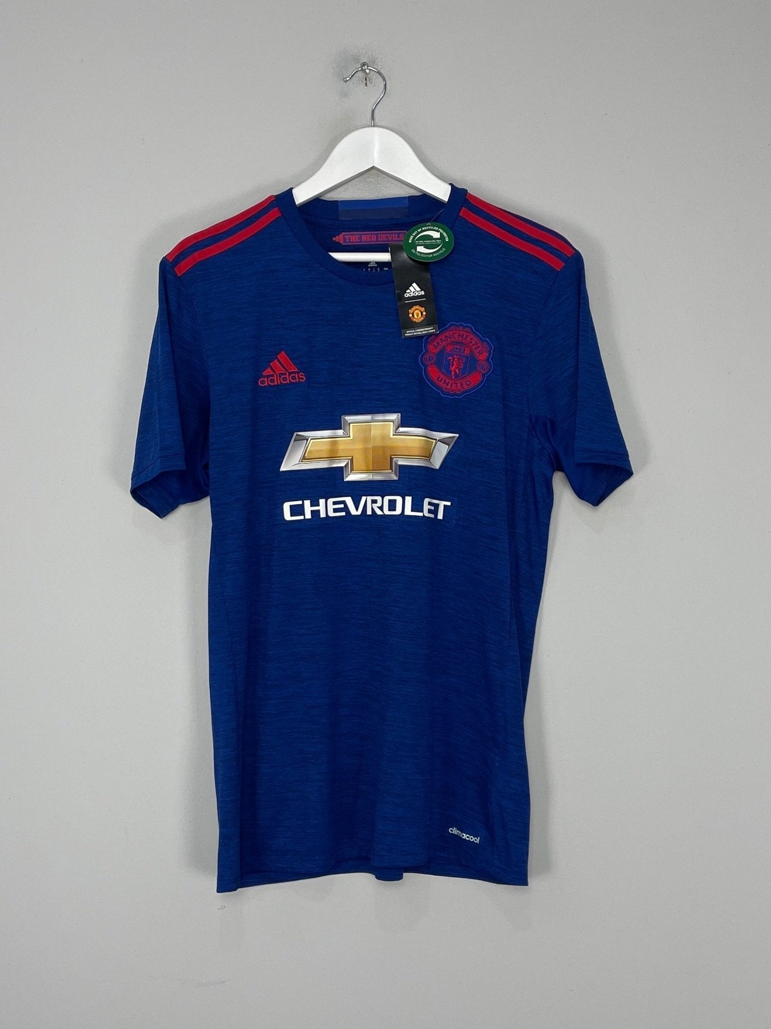 Shop 2016/17 MANCHESTER UNITED IBRAHIMOVIC #9 *BNWT* AWAY SHIRT (M) ADIDAS, classic football shirts, vintage football shirts & retro soccer jerseys at Cult Kits