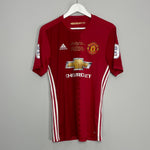 Shop 2016/17 MANCHESTER UNITED IBRAHIMOVIC #9 *EFL CUP FINAL* HOME SHIRT (M) ADIDAS, classic football shirts, vintage football shirts & retro soccer jerseys at Cult Kits