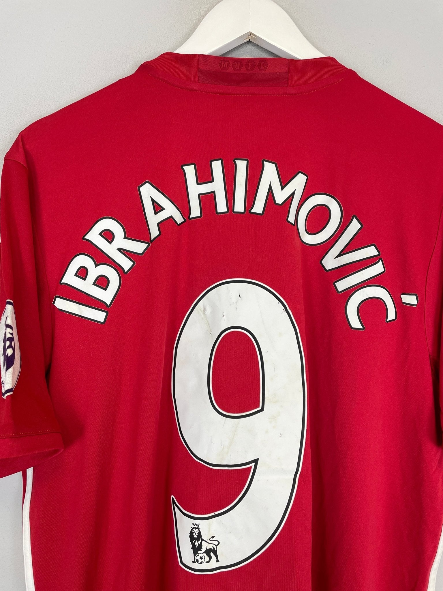Shop 2016/17 MANCHESTER UNITED IBRAHIMOVIC #9 HOME SHIRT (L) ADIDAS, classic football shirts, vintage football shirts & retro soccer jerseys at Cult Kits