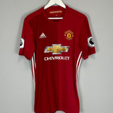 Shop 2016/17 MANCHESTER UNITED IBRAHIMOVIC #9 HOME SHIRT (L) ADIDAS, classic football shirts, vintage football shirts & retro soccer jerseys at Cult Kits