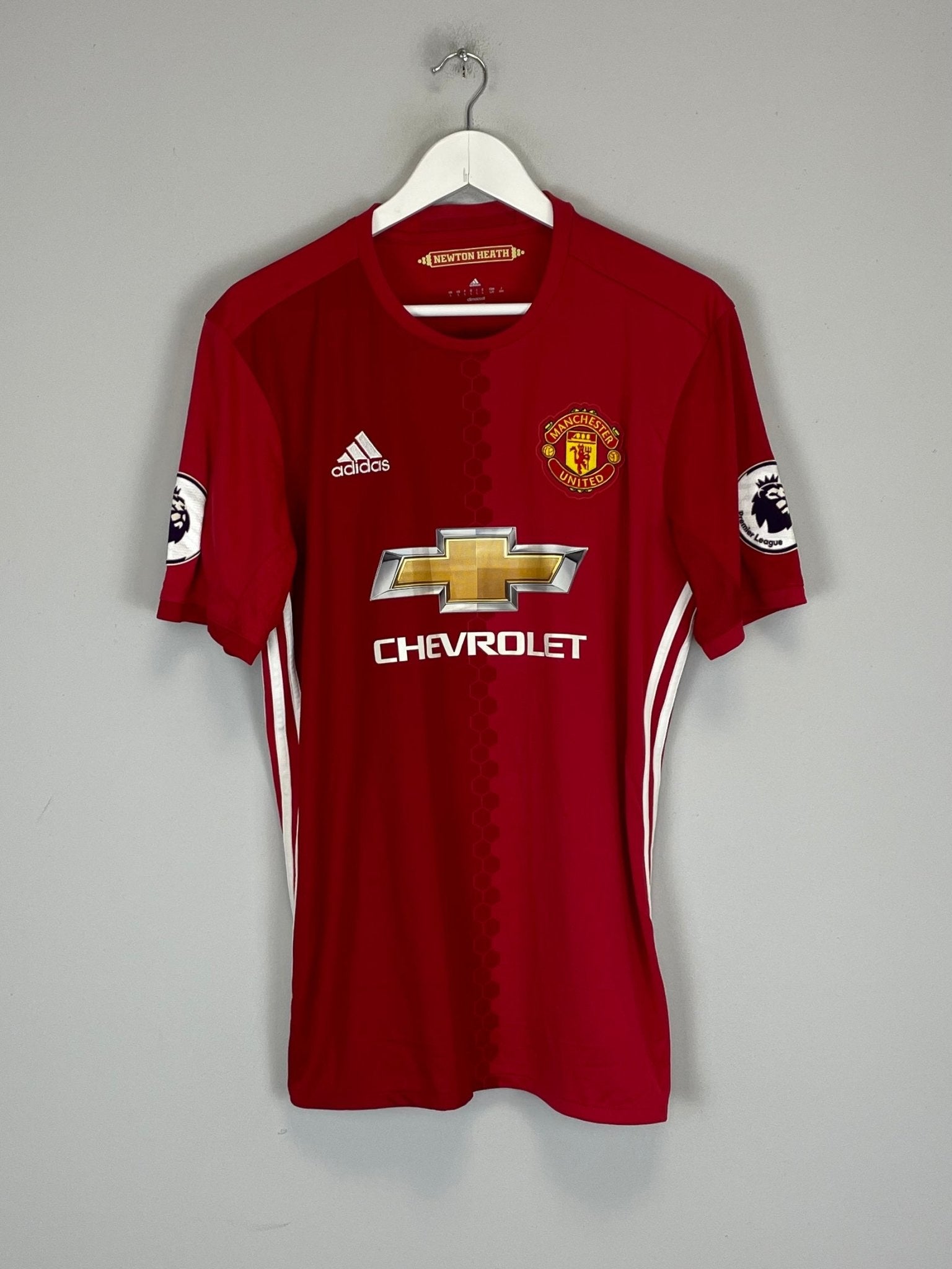 Shop 2016/17 MANCHESTER UNITED IBRAHIMOVIC #9 HOME SHIRT (L) ADIDAS, classic football shirts, vintage football shirts & retro soccer jerseys at Cult Kits