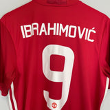 Shop 2016/17 MANCHESTER UNITED IBRAHIMOVIC #9 HOME SHIRT (L) ADIDAS, classic football shirts, vintage football shirts & retro soccer jerseys at Cult Kits
