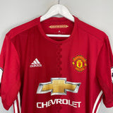 Shop 2016/17 MANCHESTER UNITED IBRAHIMOVIC #9 HOME SHIRT (L) ADIDAS, classic football shirts, vintage football shirts & retro soccer jerseys at Cult Kits