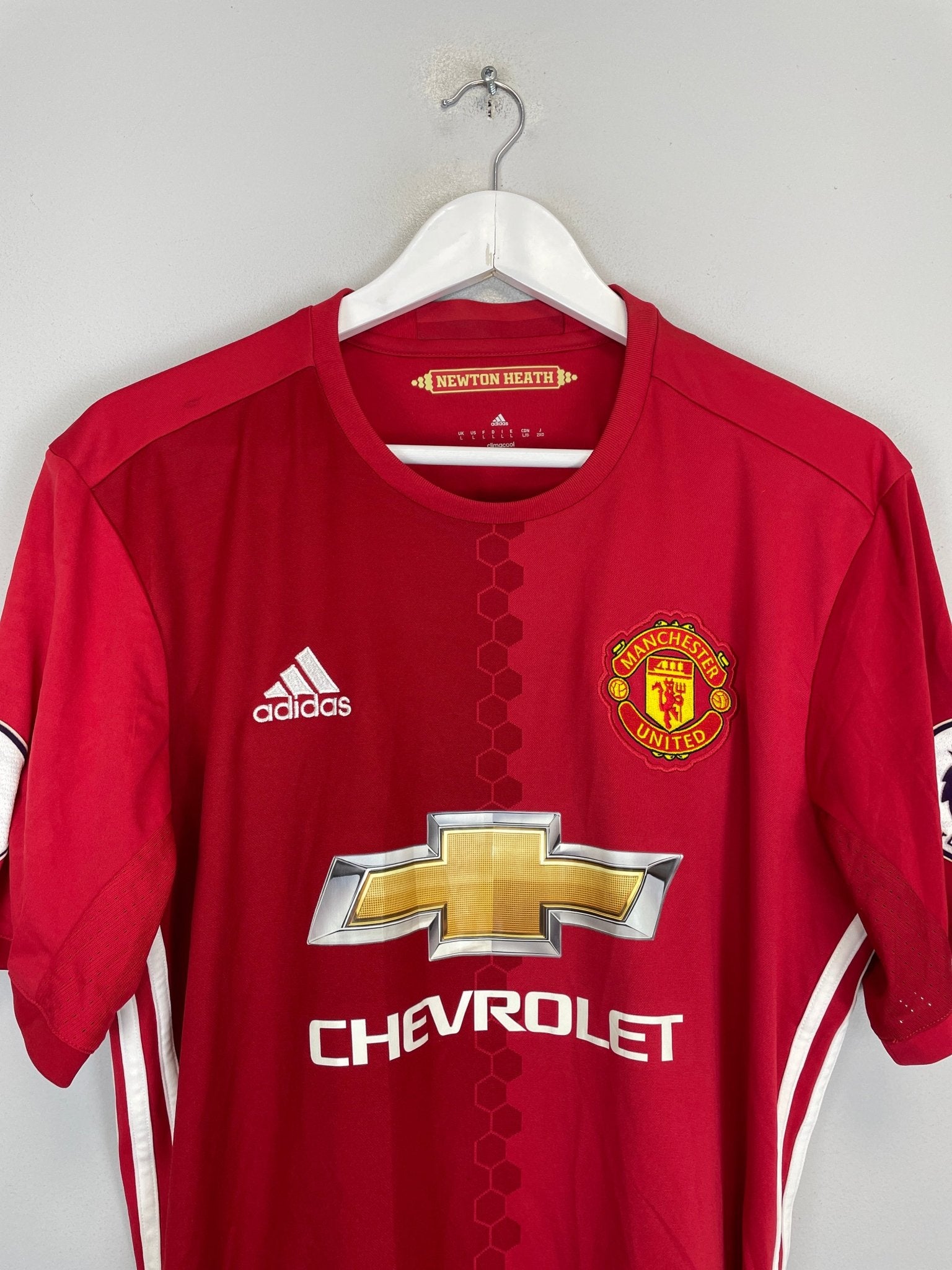 Shop 2016/17 MANCHESTER UNITED IBRAHIMOVIC #9 HOME SHIRT (L) ADIDAS, classic football shirts, vintage football shirts & retro soccer jerseys at Cult Kits