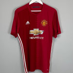 Shop 2016/17 MANCHESTER UNITED IBRAHIMOVIC #9 HOME SHIRT (L) ADIDAS, classic football shirts, vintage football shirts & retro soccer jerseys at Cult Kits