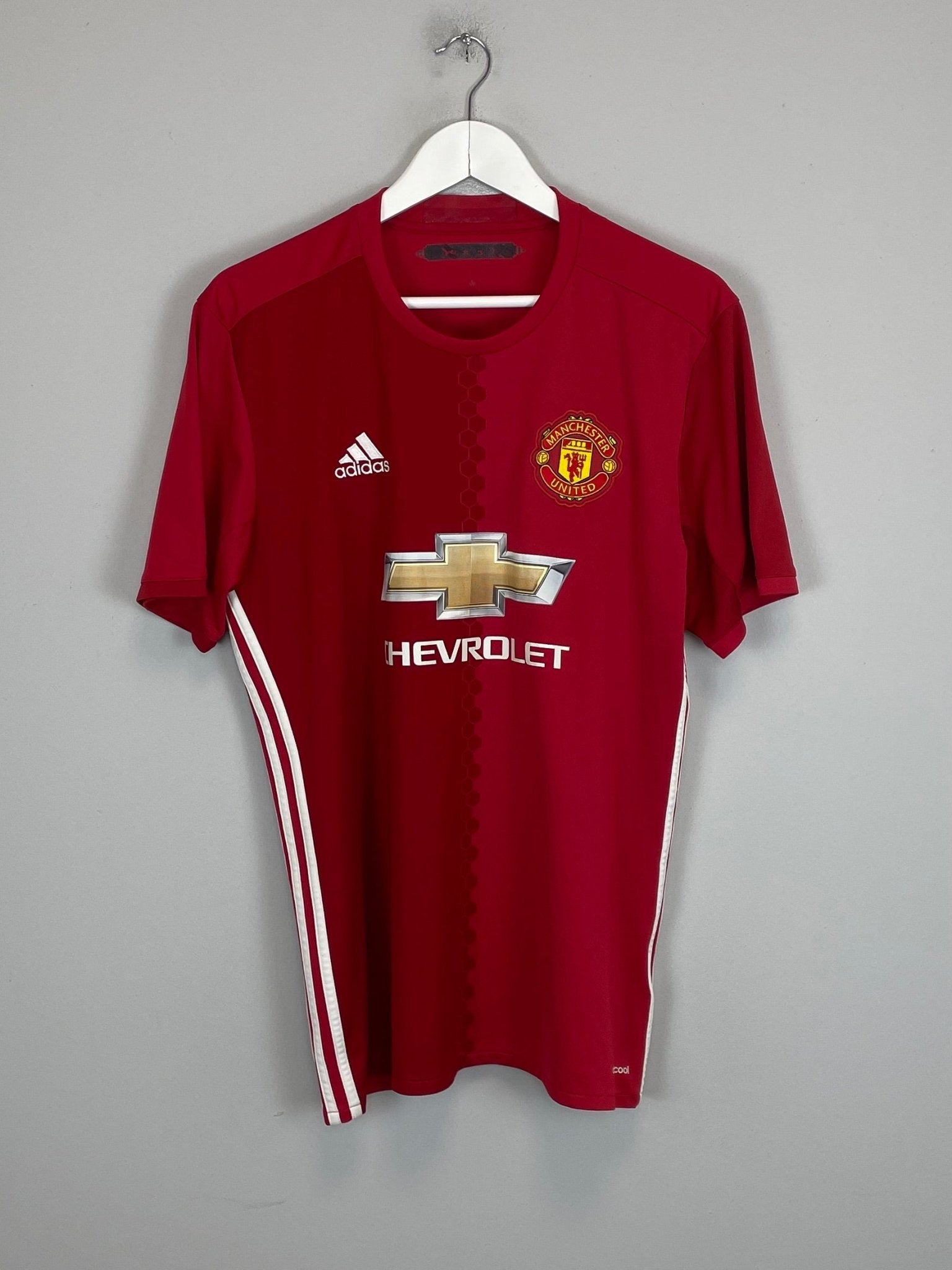 Shop 2016/17 MANCHESTER UNITED IBRAHIMOVIC #9 HOME SHIRT (L) ADIDAS, classic football shirts, vintage football shirts & retro soccer jerseys at Cult Kits