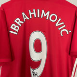 Shop 2016/17 MANCHESTER UNITED IBRAHIMOVIC #9 HOME SHIRT (XL) ADIDAS, classic football shirts, vintage football shirts & retro soccer jerseys at Cult Kits