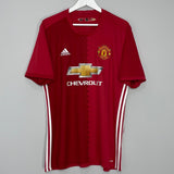 Shop 2016/17 MANCHESTER UNITED IBRAHIMOVIC #9 HOME SHIRT (XL) ADIDAS, classic football shirts, vintage football shirts & retro soccer jerseys at Cult Kits