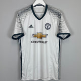 Shop 2016/17 MANCHESTER UNITED IBRAHIMOVIC #9 THIRD SHIRT (L) ADIDAS, classic football shirts, vintage football shirts & retro soccer jerseys at Cult Kits