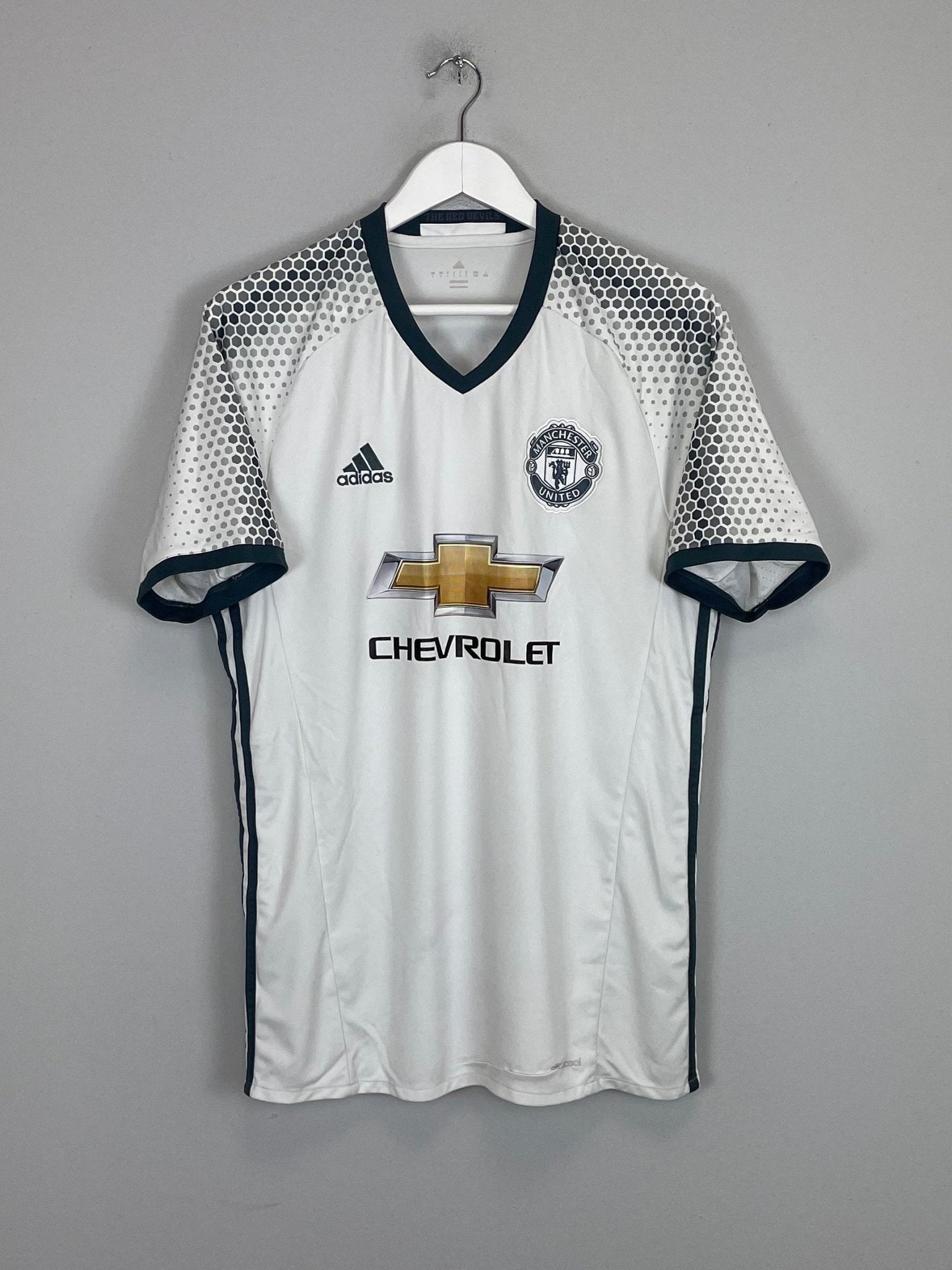 Shop 2016/17 MANCHESTER UNITED IBRAHIMOVIC #9 THIRD SHIRT (L) ADIDAS, classic football shirts, vintage football shirts & retro soccer jerseys at Cult Kits