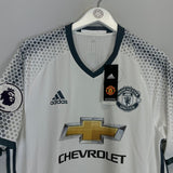 2016/17 MANCHESTER UNITED POGBA 6 *BNWT* AUTHENTIC THIRD SHIRT (XL) ADIDAS - Cult Kits - XL - Buy Vintage Football Shirts, Authentic Retro Football Shirts For Sale, Classic Football Shirts & Soccer Jersey