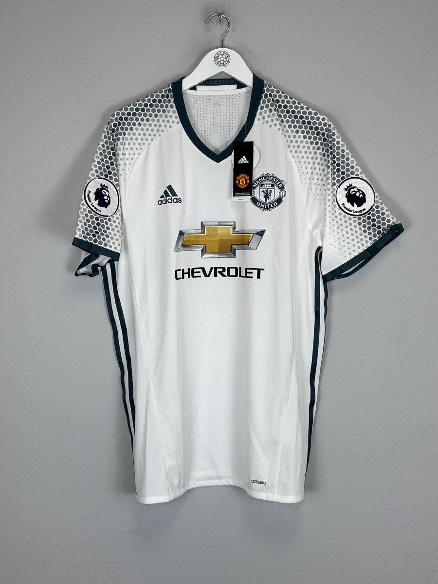 2016/17 MANCHESTER UNITED POGBA 6 *BNWT* AUTHENTIC THIRD SHIRT (XL) ADIDAS - Cult Kits - XL - Buy Vintage Football Shirts, Authentic Retro Football Shirts For Sale, Classic Football Shirts & Soccer Jersey