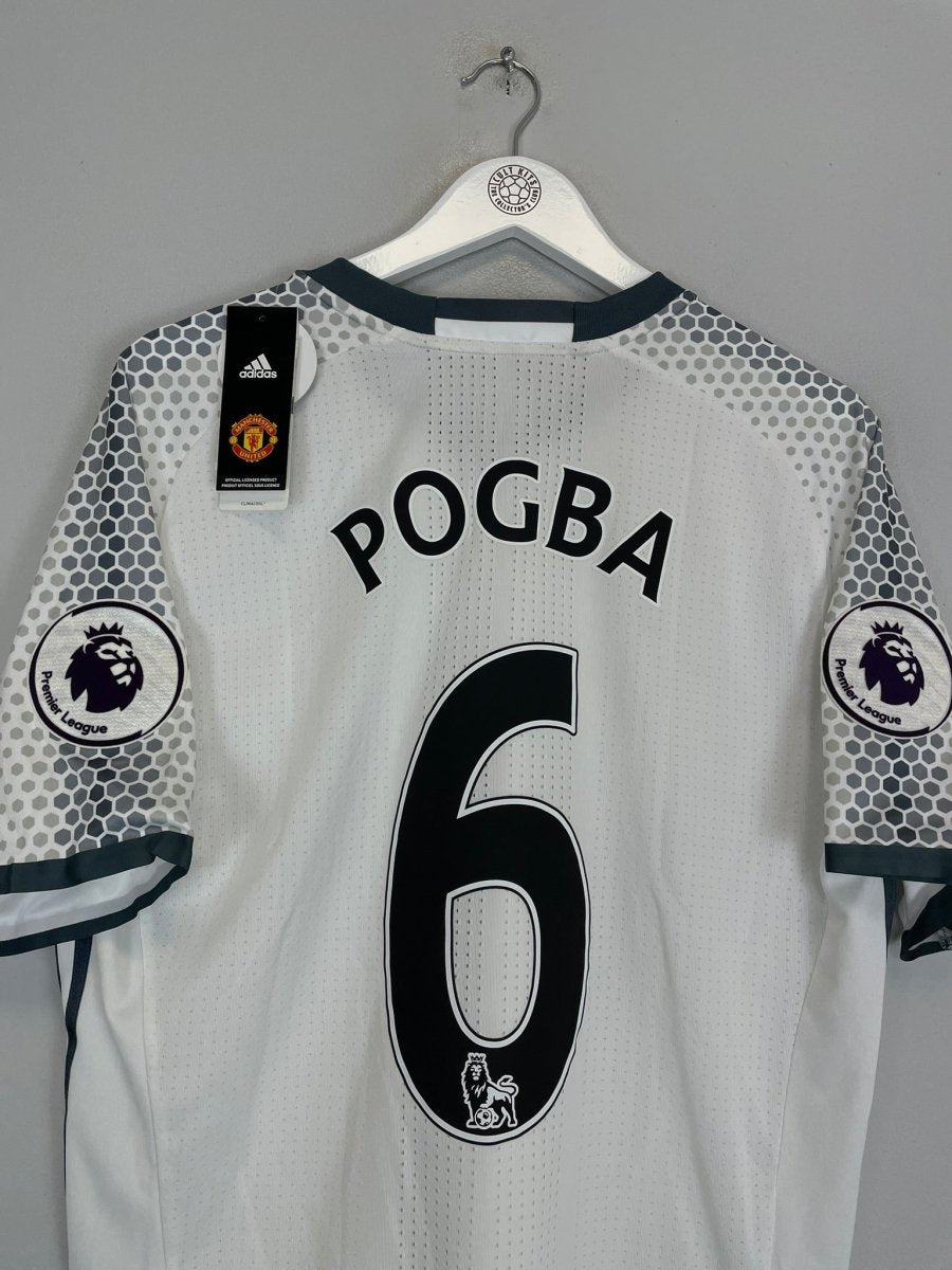 2016/17 MANCHESTER UNITED POGBA 6 *BNWT* AUTHENTIC THIRD SHIRT (XL) ADIDAS - Cult Kits - XL - Buy Vintage Football Shirts, Authentic Retro Football Shirts For Sale, Classic Football Shirts & Soccer Jersey