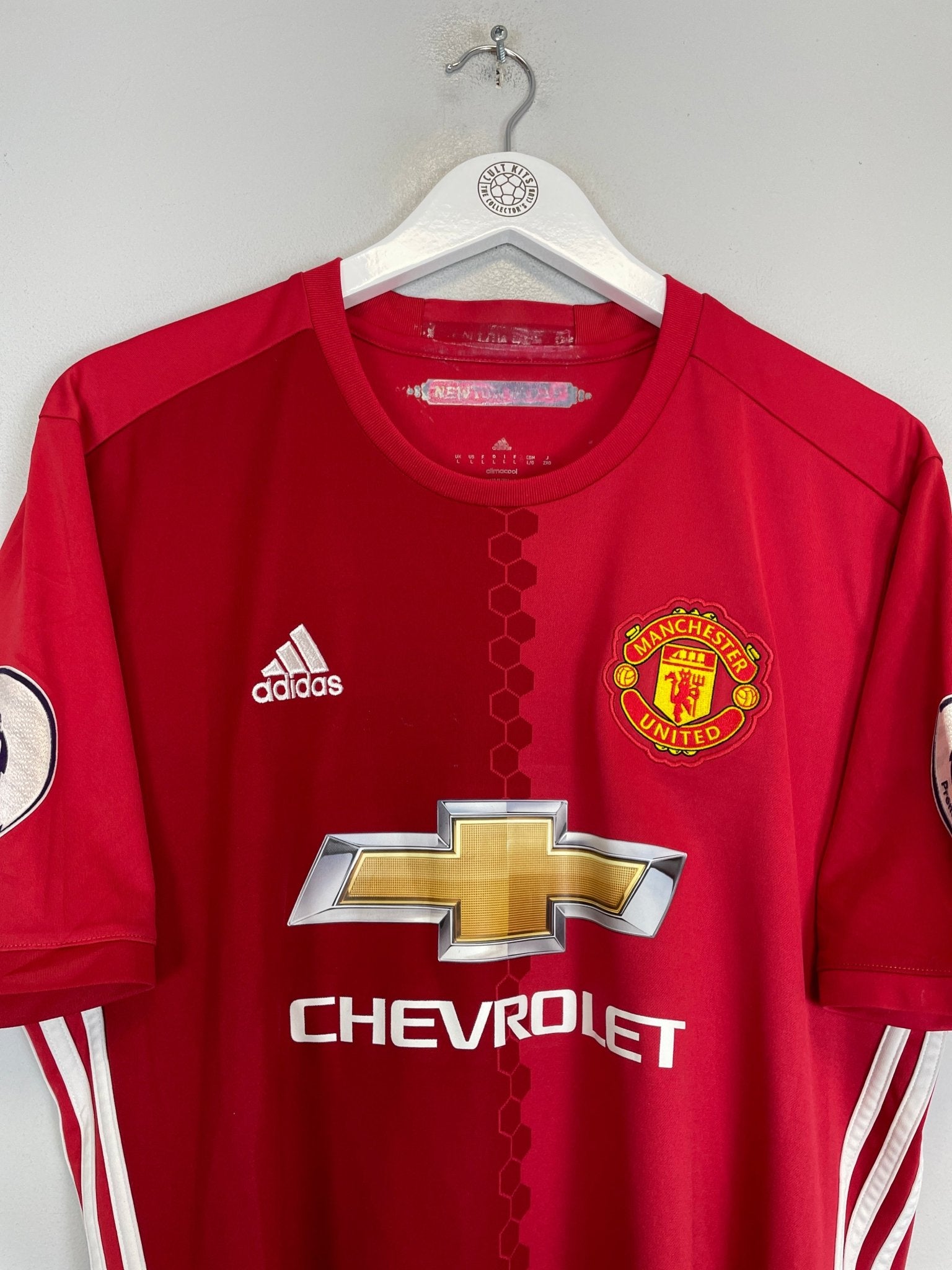 Shop 2016/17 MANCHESTER UNITED ROONEY #10 HOME SHIRT (L) ADIDAS, classic football shirts, vintage football shirts & retro soccer jerseys at Cult Kits