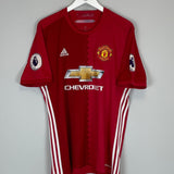 Shop 2016/17 MANCHESTER UNITED ROONEY #10 HOME SHIRT (L) ADIDAS, classic football shirts, vintage football shirts & retro soccer jerseys at Cult Kits