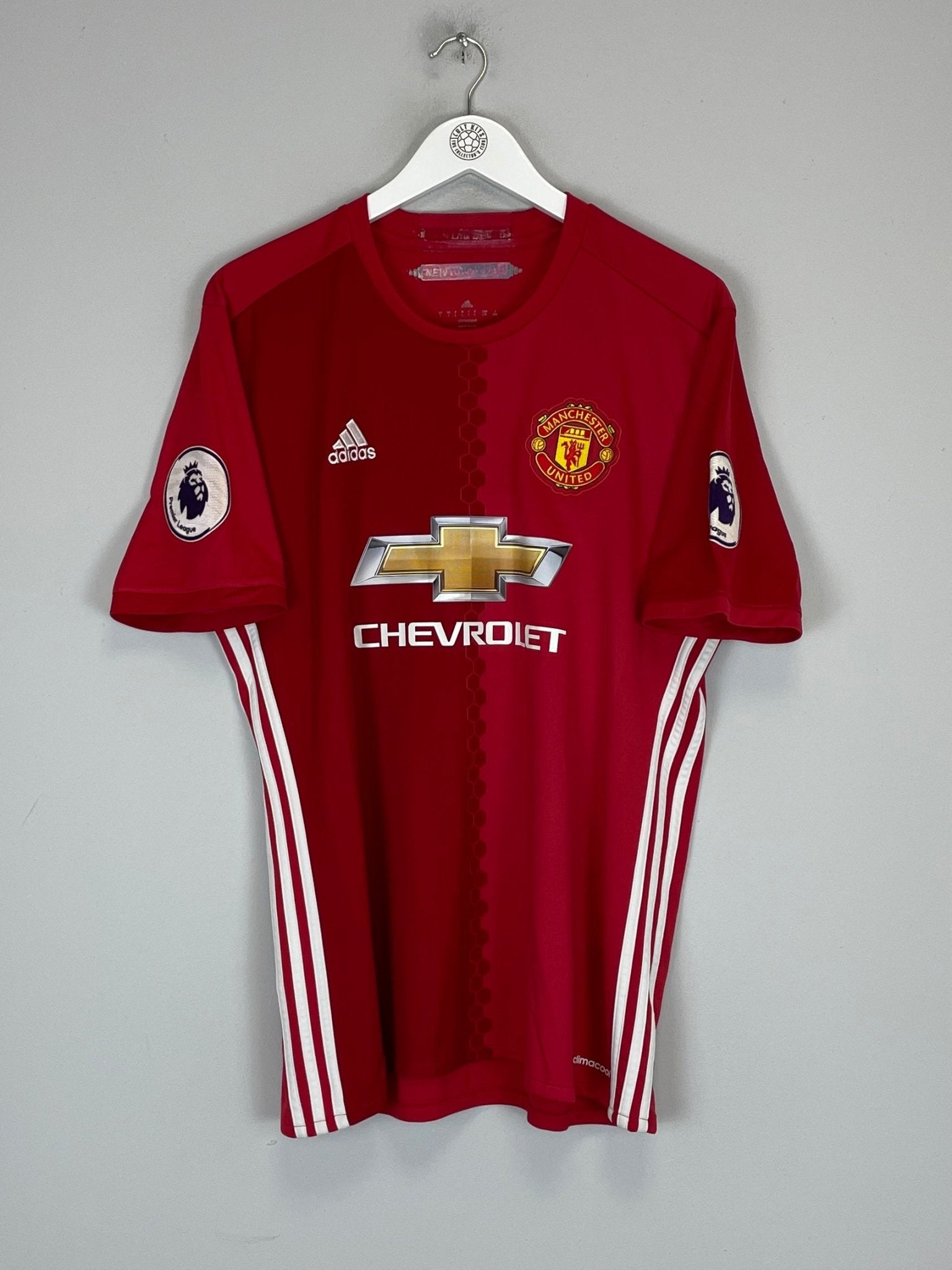 Shop 2016/17 MANCHESTER UNITED ROONEY #10 HOME SHIRT (L) ADIDAS, classic football shirts, vintage football shirts & retro soccer jerseys at Cult Kits