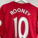 Shop 2016/17 MANCHESTER UNITED ROONEY #10 HOME SHIRT (L) ADIDAS, classic football shirts, vintage football shirts & retro soccer jerseys at Cult Kits