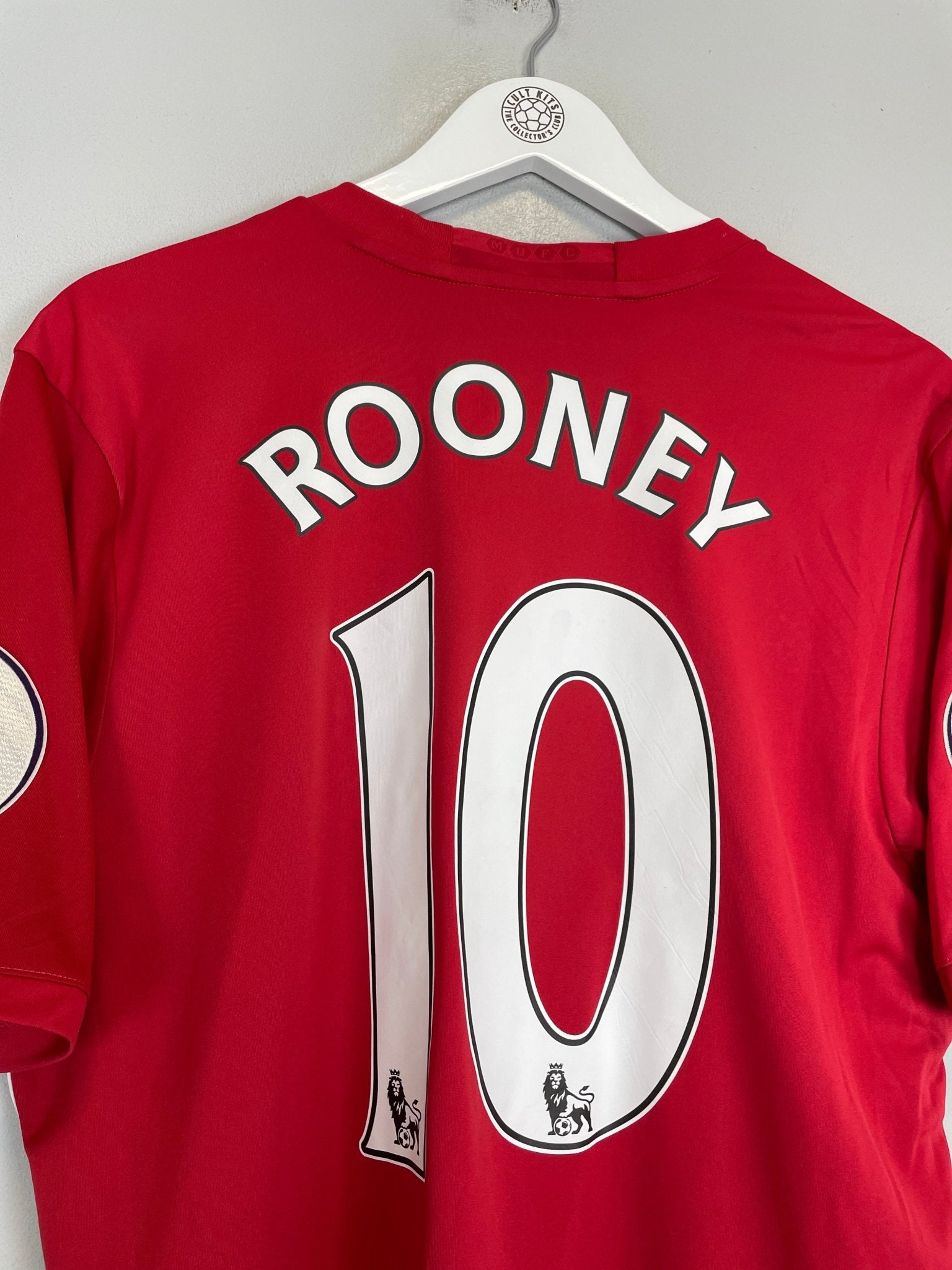 Shop 2016/17 MANCHESTER UNITED ROONEY #10 HOME SHIRT (L) ADIDAS, classic football shirts, vintage football shirts & retro soccer jerseys at Cult Kits