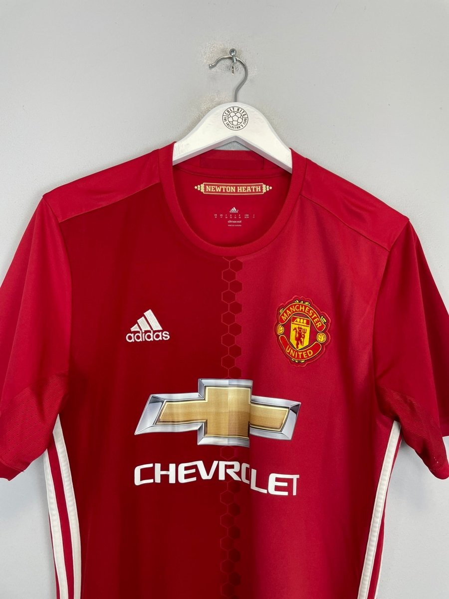 2016/17 MANCHESTER UNITED ROONEY 10 HOME SHIRT (M) ADIDAS - Cult Kits - Medium - Buy Vintage Football Shirts, Authentic Retro Football Shirts For Sale, Classic Football Shirts & Soccer Jersey