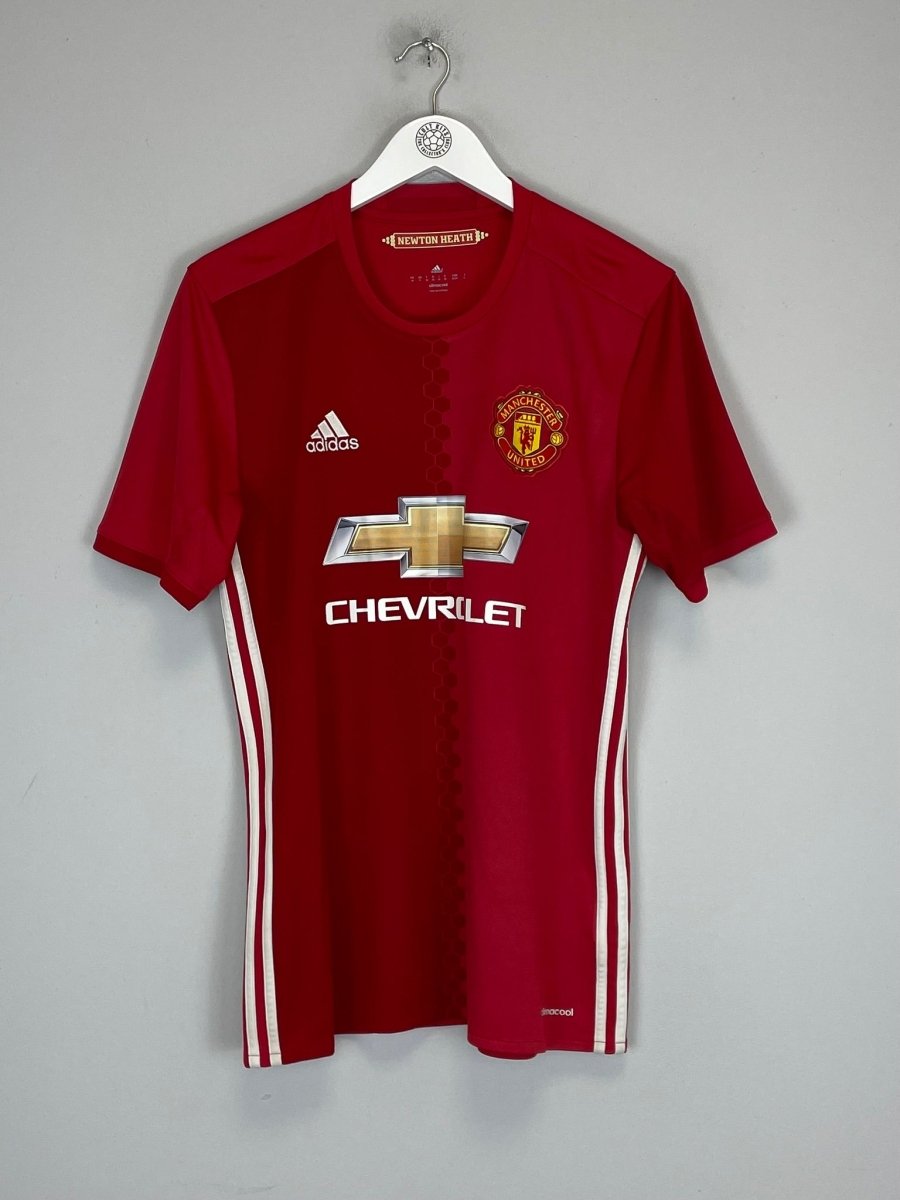 2016/17 MANCHESTER UNITED ROONEY 10 HOME SHIRT (M) ADIDAS - Cult Kits - Medium - Buy Vintage Football Shirts, Authentic Retro Football Shirts For Sale, Classic Football Shirts & Soccer Jersey