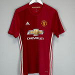2016/17 MANCHESTER UNITED ROONEY 10 HOME SHIRT (M) ADIDAS - Cult Kits - Medium - Buy Vintage Football Shirts, Authentic Retro Football Shirts For Sale, Classic Football Shirts & Soccer Jersey