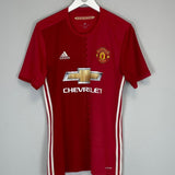2016/17 MANCHESTER UNITED ROONEY 10 HOME SHIRT (M) ADIDAS - Cult Kits - Medium - Buy Vintage Football Shirts, Authentic Retro Football Shirts For Sale, Classic Football Shirts & Soccer Jersey
