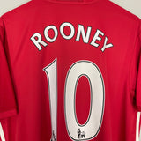Shop 2016/17 MANCHESTER UNITED ROONEY #10 HOME SHIRT (XL) ADIDAS, classic football shirts, vintage football shirts & retro soccer jerseys at Cult Kits
