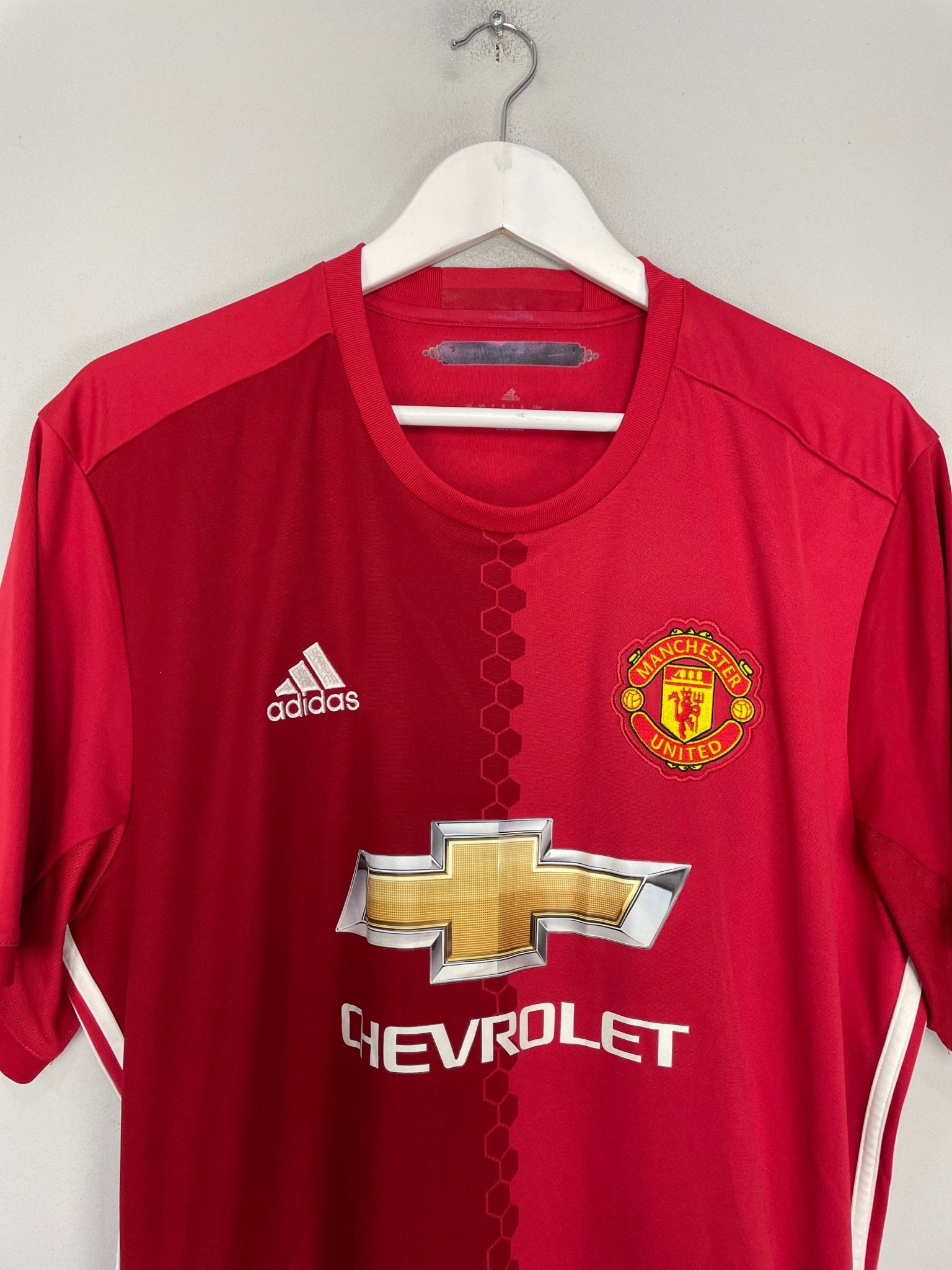 Shop 2016/17 MANCHESTER UNITED ROONEY #10 HOME SHIRT (XL) ADIDAS, classic football shirts, vintage football shirts & retro soccer jerseys at Cult Kits