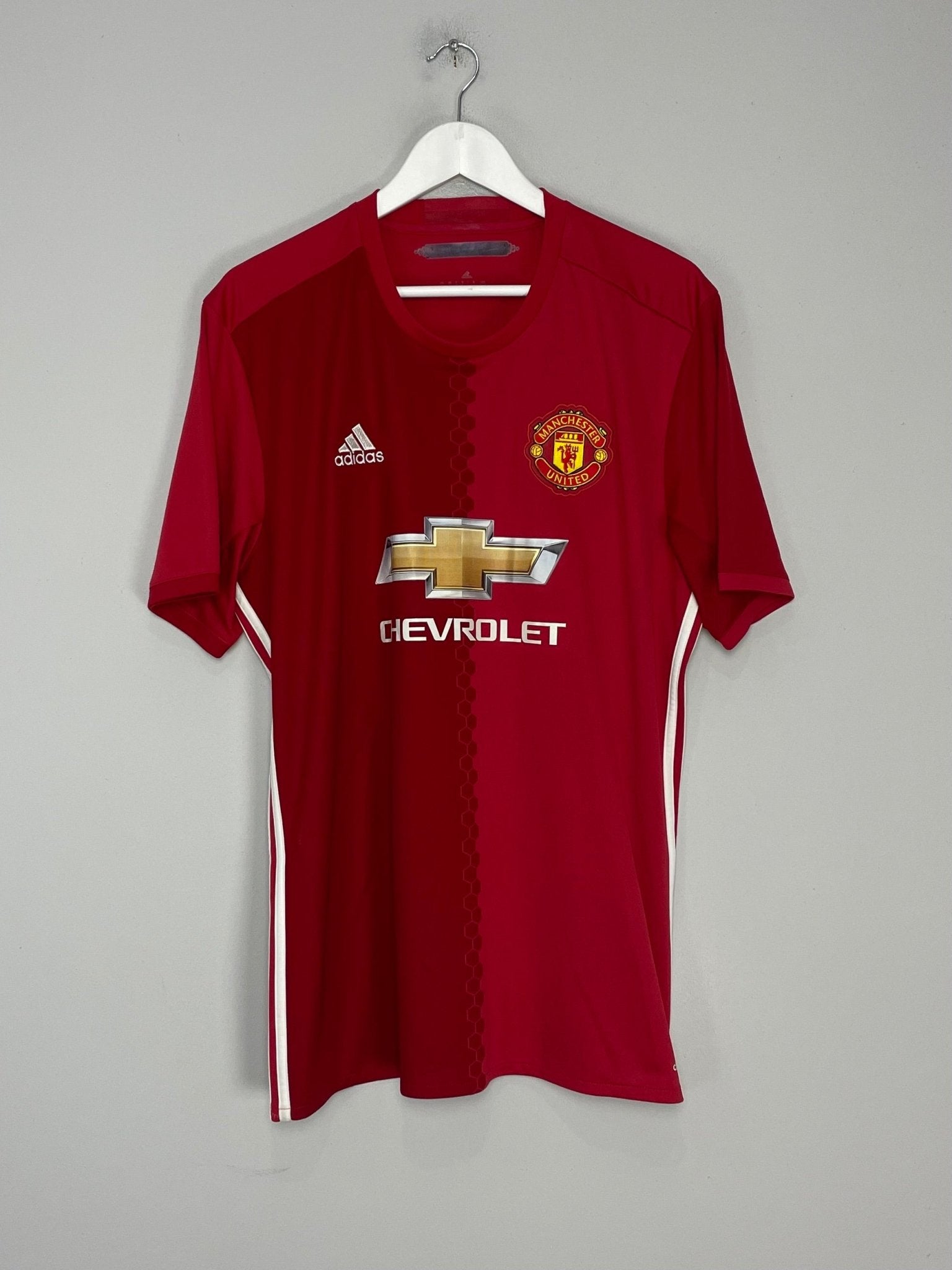 Shop 2016/17 MANCHESTER UNITED ROONEY #10 HOME SHIRT (XL) ADIDAS, classic football shirts, vintage football shirts & retro soccer jerseys at Cult Kits
