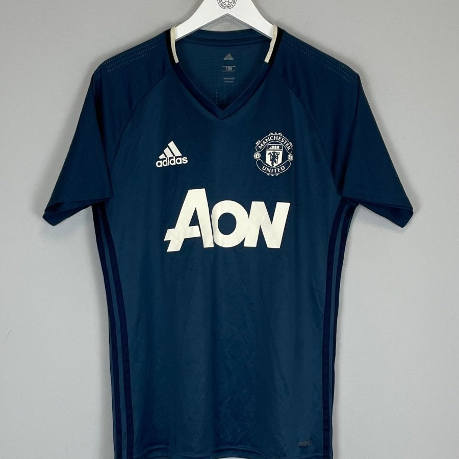 2016/17 MANCHESTER UNITED TRAINING SHIRT (M) ADIDAS - Cult Kits - Medium - Buy Vintage Football Shirts, Authentic Retro Football Shirts For Sale, Classic Football Shirts & Soccer Jersey