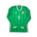 Buy 2016/17 Mexico Carlos V 11 L/S Home Shirt (M) Adidas ~ Free worldwide shipping ~ Authentic Vintage Football Shirts from Cult Kits