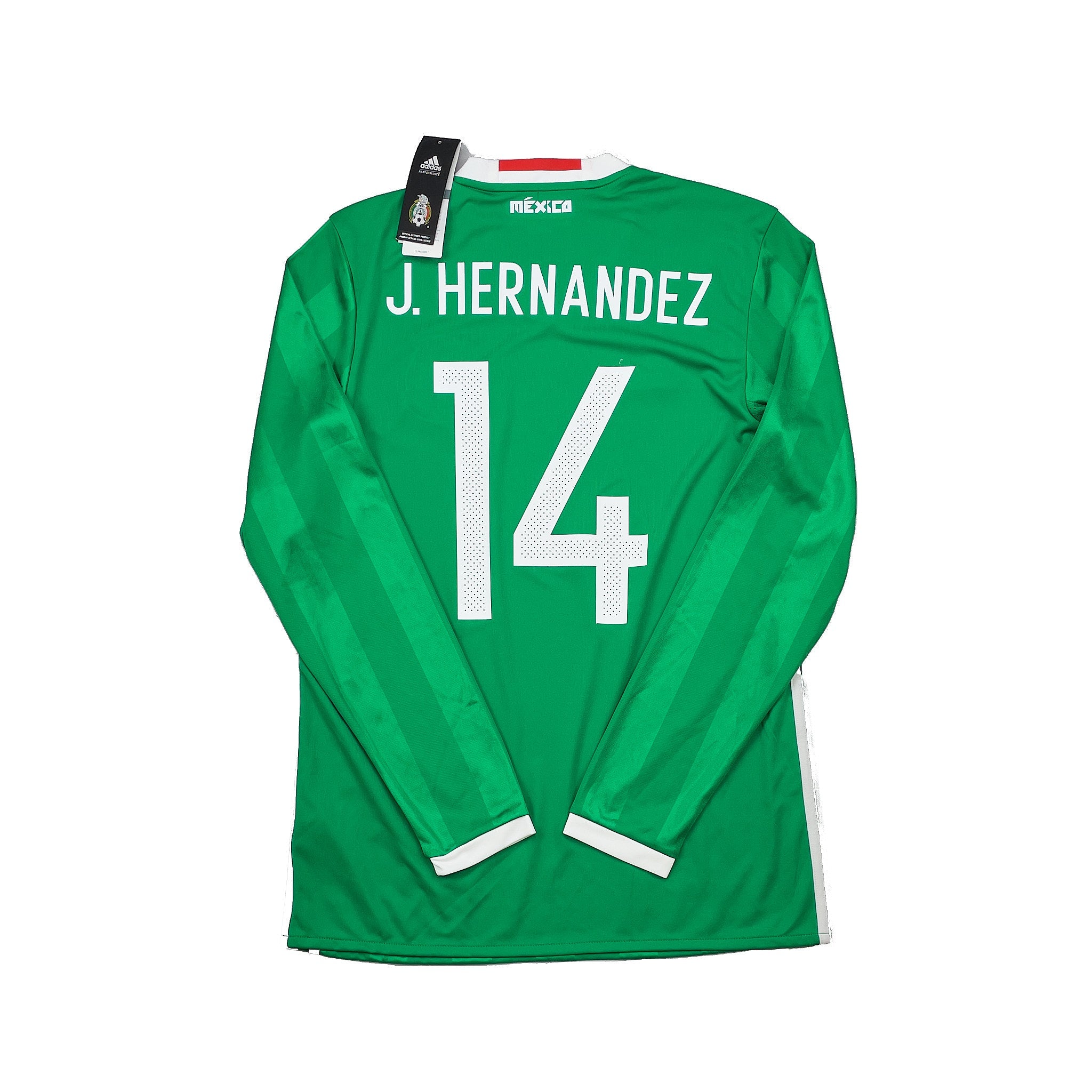 2016-17-mexico-j-hernandez-14-bnwt-l-s-home-shirt-m-adidas7585