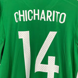 Shop 2016/17 MEXICO J.HERNANDEZ #14 L/S HOME SHIRT (XL) ADIDAS, classic football shirts, vintage football shirts & retro soccer jerseys at Cult Kits