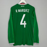 Shop 2016/17 MEXICO R.MARQUEZ #4 L/S HOME SHIRT (L) ADIDAS, classic football shirts, vintage football shirts & retro soccer jerseys at Cult Kits