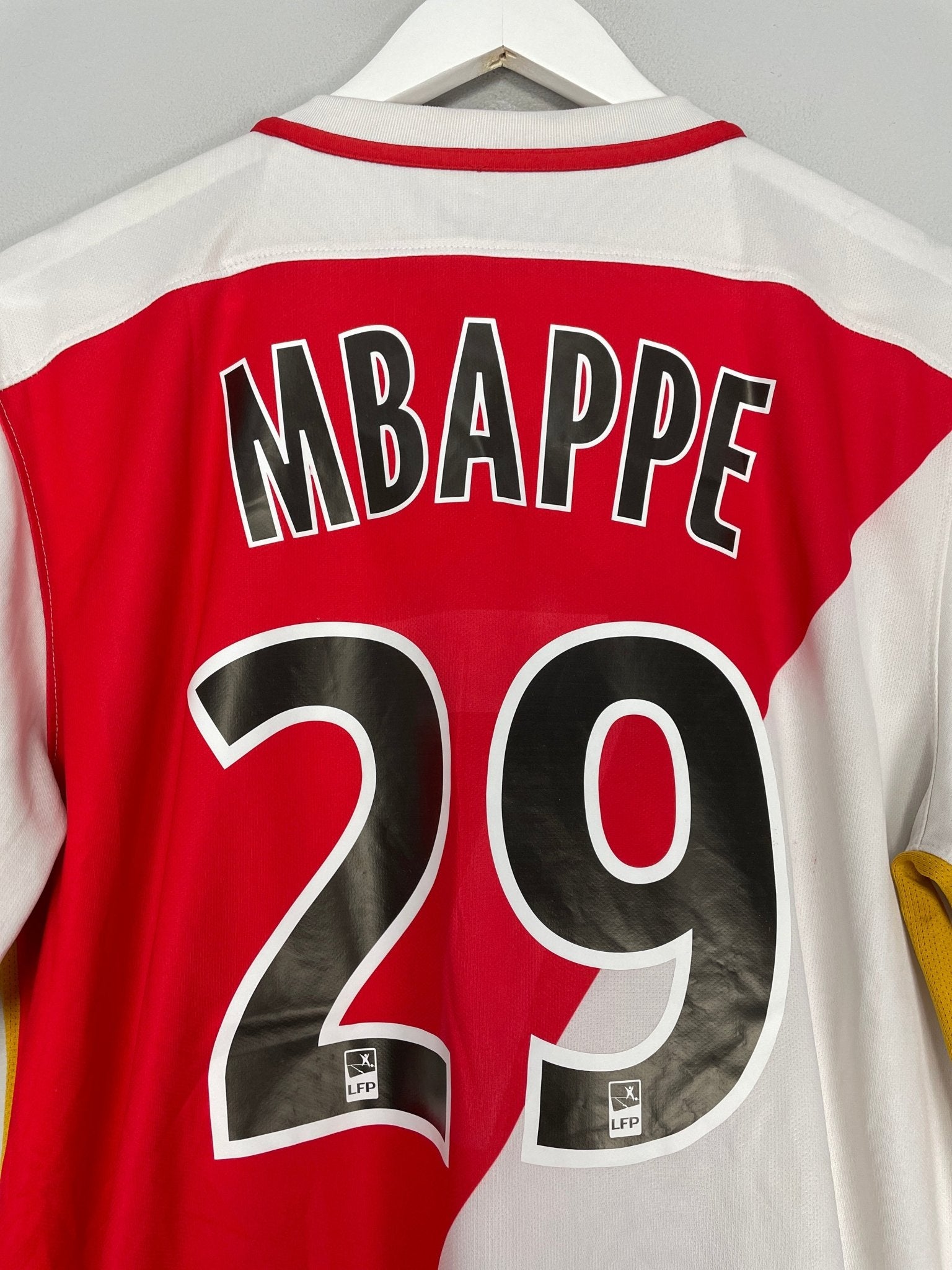 Shop 2016/17 MONACO MBAPPE #29 HOME SHIRT (L) NIKE, classic football shirts, vintage football shirts & retro soccer jerseys at Cult Kits