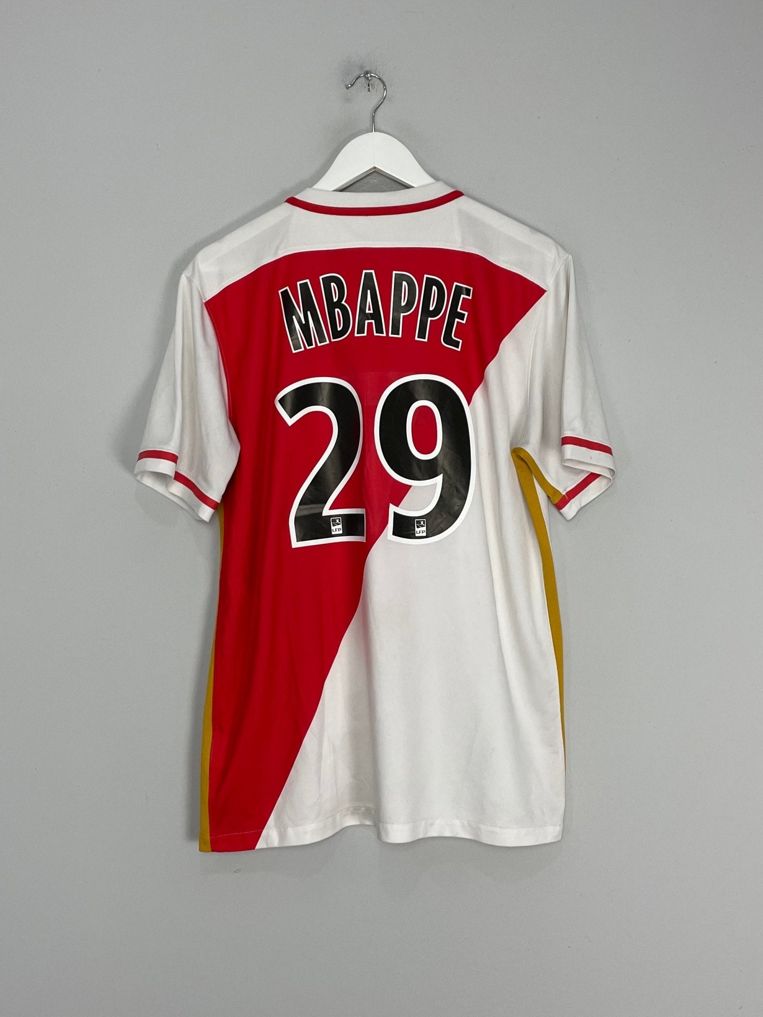 Shop 2016/17 MONACO MBAPPE #29 HOME SHIRT (L) NIKE, classic football shirts, vintage football shirts & retro soccer jerseys at Cult Kits