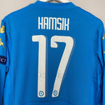 Shop 2016/17 NAPOLI HAMSIK #17 C/L L/S HOME SHIRT (XL) KAPPA, classic football shirts, vintage football shirts & retro soccer jerseys at Cult Kits