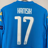 Shop 2016/17 NAPOLI HAMSIK #17 C/L L/S HOME SHIRT (XL) KAPPA, classic football shirts, vintage football shirts & retro soccer jerseys at Cult Kits