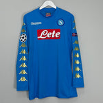 Shop 2016/17 NAPOLI HAMSIK #17 C/L L/S HOME SHIRT (XL) KAPPA, classic football shirts, vintage football shirts & retro soccer jerseys at Cult Kits