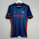 Shop 2016/17 NEW YORK CITY LAMPARD #8 AWAY SHIRT (L) ADIDAS, classic football shirts, vintage football shirts & retro soccer jerseys at Cult Kits