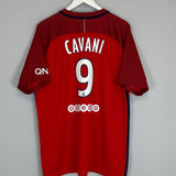 Shop 2016/17 PSG CAVANI #9 AWAY SHIRT (XL) NIKE, classic football shirts, vintage football shirts & retro soccer jerseys at Cult Kits