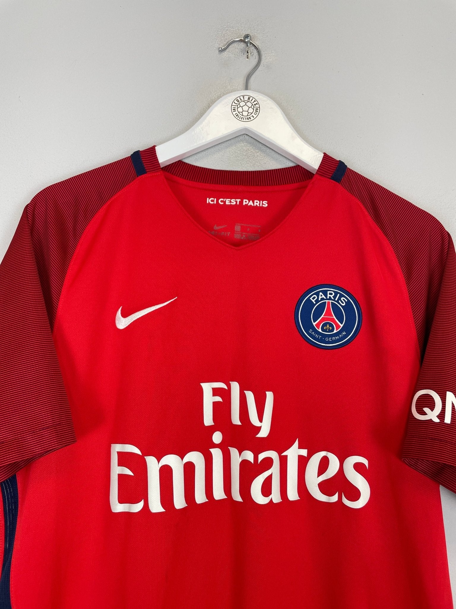 Shop 2016/17 PSG IBRAHIMOVIC #10 AWAY SHIRT (L) NIKE, classic football shirts, vintage football shirts & retro soccer jerseys at Cult Kits