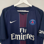 Shop 2016/17 PSG PASTORE #10 HOME SHIRT (XL) NIKE, classic football shirts, vintage football shirts & retro soccer jerseys at Cult Kits
