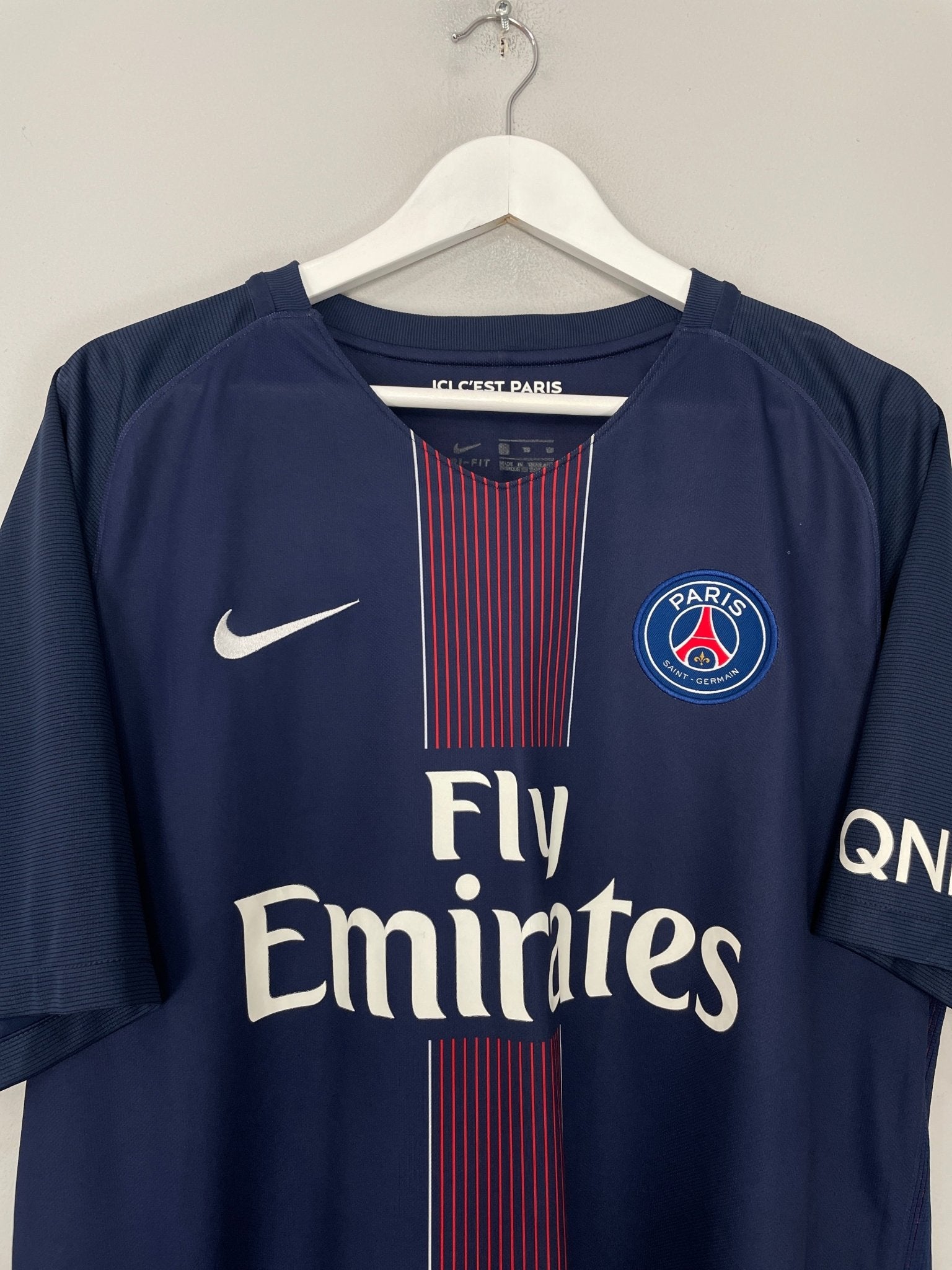Shop 2016/17 PSG PASTORE #10 HOME SHIRT (XL) NIKE, classic football shirts, vintage football shirts & retro soccer jerseys at Cult Kits