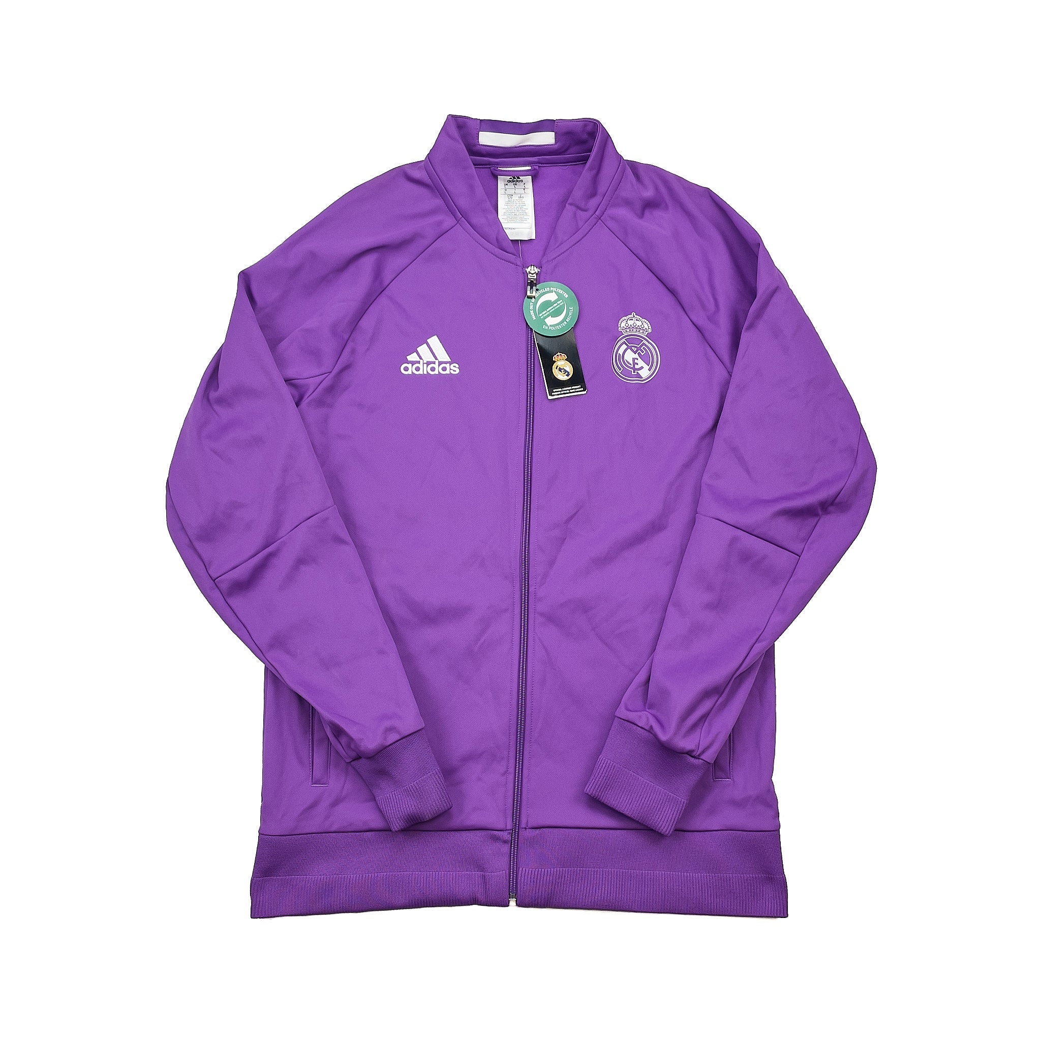 Buy 2016/17 Real Madrid *BNWT* Track Jacket (L) Adidas ~ Free worldwide shipping available ~ Authentic Vintage Football Shirts from Cult Kits