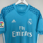 Shop 2016/17 REAL MADRID GK SHIRT (M) ADIDAS, classic football shirts, vintage football shirts & retro soccer jerseys at Cult Kits