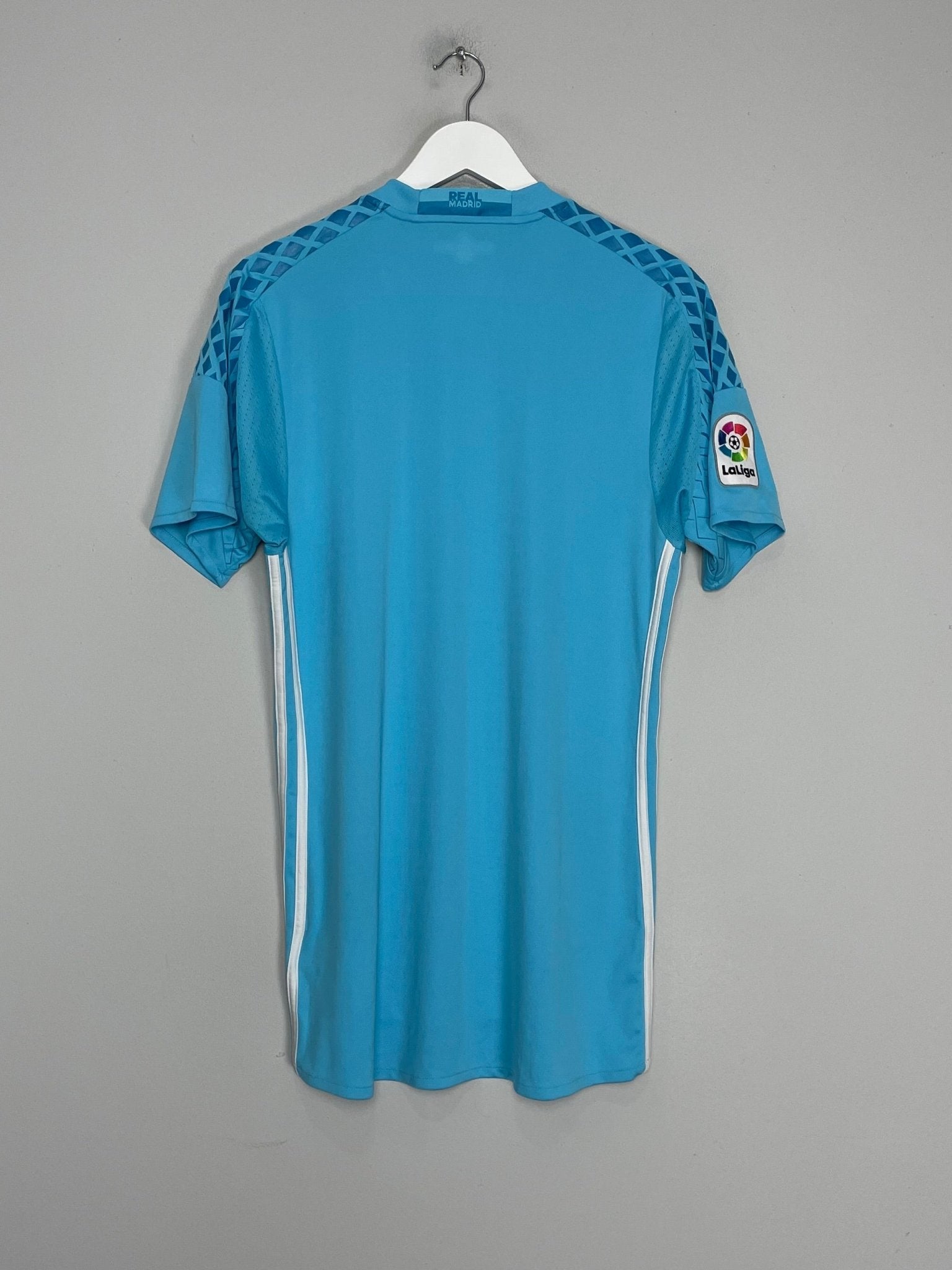 Shop 2016/17 REAL MADRID GK SHIRT (M) ADIDAS, classic football shirts, vintage football shirts & retro soccer jerseys at Cult Kits