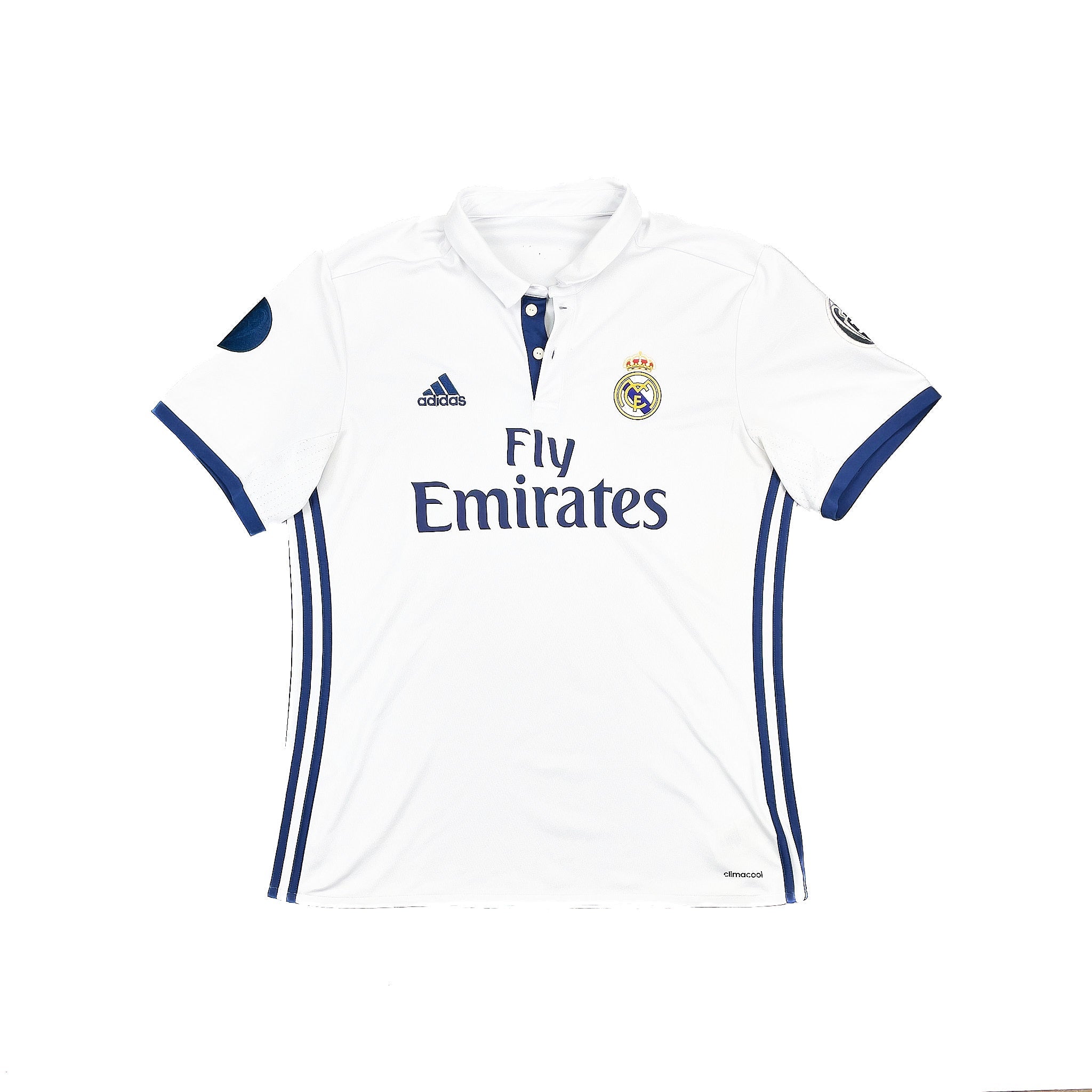 Buy 2016/17 REAL MADRID KROOS 8 HOME SHIRT (L) ADIDAS ~ Free worldwide shipping available ~ Authentic Vintage Football Shirts from Cult Kits