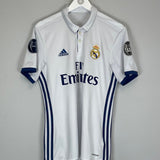 Shop 2016/17 REAL MADRID KROOS #8 HOME SHIRT (M) ADIDAS, classic football shirts, vintage football shirts & retro soccer jerseys at Cult Kits